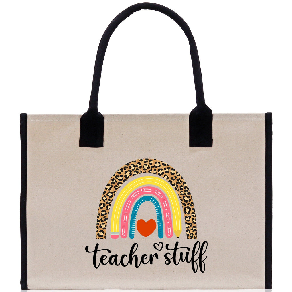 Teacher Stuff Tote Bag Teacher Bag Teacher Gift Teacher Retirement Gift Best Teacher Gifts Teacher Appreciation Gift Teacher Strong Tote Bag