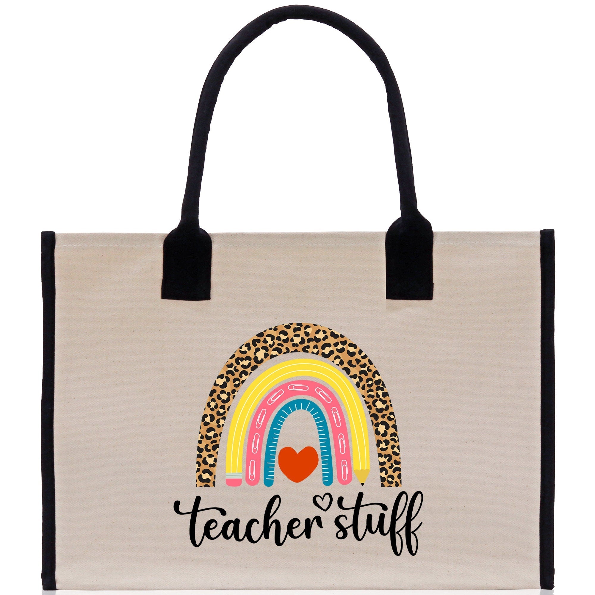 Teacher Stuff Tote Bag Teacher Bag Teacher Gift Teacher Retirement Gift Best Teacher Gifts Teacher Appreciation Gift Teacher Strong Tote Bag