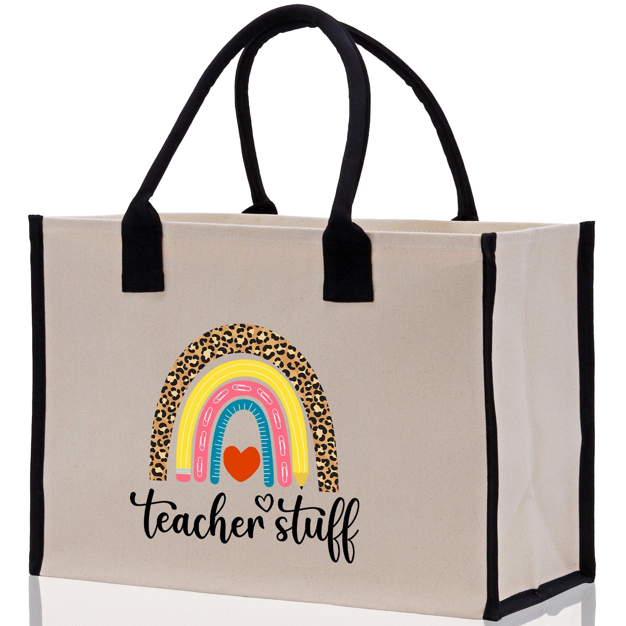 Teacher Stuff Tote Bag Teacher Bag Teacher Gift Teacher Retirement Gift Best Teacher Gifts Teacher Appreciation Gift Teacher Strong Tote Bag